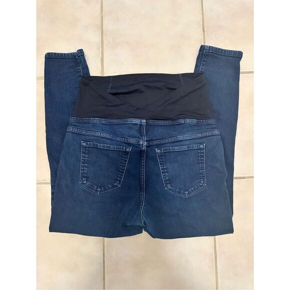 Ingrid & Isabel Maternity Blue Jeans Jeggings With Bellyband Size 14 or 32 - Picture 6 of 6